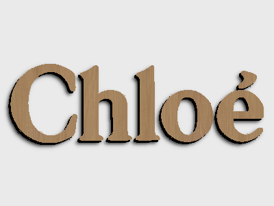chloe brand wood mounted plaque link